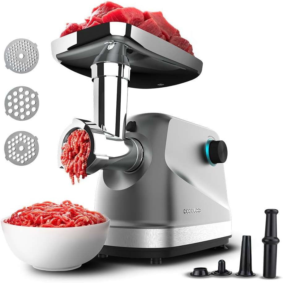 Crusher 1400 Steel 1360W: Il Tritacarne Definitivo per Hamburger BBQ