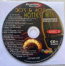 CHARTBUSTER 30'S 40'S KARAOKE CDG CD G MUSIC 469-05 GINGER ROGERS PERRY COMO