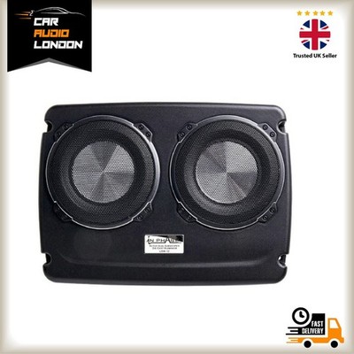 In Phase USW12 Dual Untersitz Aktiv Subwoofer mit Bass Kabelfernbedienung