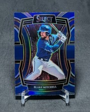Blake Mitchell Phenomenon Blue Prizm /49 Rookie RC 2024 Select Card #4 Royals. rookie card picture