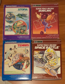 1979 INTELLEVISION CONSOLE MODEL 2609 plus 25 Games and Intellivoice