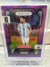 2026 Lionel Messi #1 Purple /99 Panini Prizm FIFA World Cup Argentina Monopoly