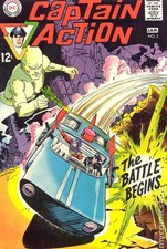 Captain Action #2 VG 1969 Stock Image Low Grade