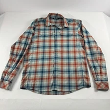 Arcteryx Shirt Mens L Plaid Gryson Flannel Snap Pockets Hiking Long Sleeve