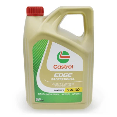 4 Litre castrol edge Professional Longlife III 5W-30 Huile VW 504.00 507.00 - Photo 1/2