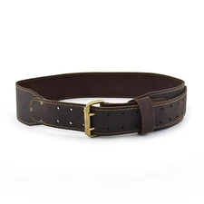 Style n Craft - 3 Wide, Long, Tapered Full-Grain Oiled Leather Work Belt, Dur...