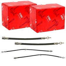 4xTRW BREMSSCHLAUCH VORNE+HINTEN passend für TOYOTA AVENSIS T25 2003-2008