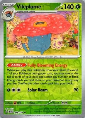 Vileplume #45 from Scarlet & Violet 151 ((2023)) – Pokémon card