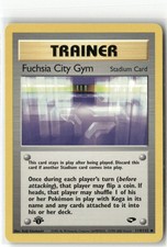 Pokemon Fuchsia City Gym 114/132 1st Edition Gym Challenge Uncommon