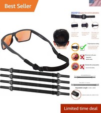 Adjustable Glasses Strap - 4 Pack No Tail Eyeglass Straps, Universal Fit Rope...