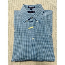 Tommy Hilfiger blue gingham button down size 16.5