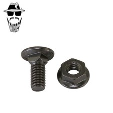 ORIGINAL LOWRIDER Black Springer Fork Steel Top Bolt/Nut 15x8mm Hex Replacement