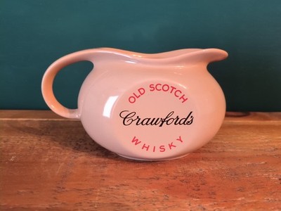 Crawfords Old Scotch Whisky Wade Regicor Keramik Wasserkrug Breweriana Pub Bar