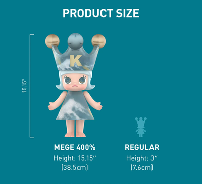 Authentic Mega Royal Molly 400% Didi To Love Limited Edition