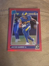 2021 Donruss Optic Pink #238 Jacob Harris Rookie RC Rams football card. rookie card picture