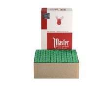 Master Billiard/Pool Cue Chalk - Spruce - Gross -12 Dozen 144 Pieces
