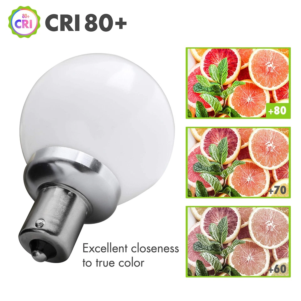 12V RV Led Light Bulbs BA15s 20-99/1141 1156 12V Vanity Replacement Bulbs for... - Image 4 of 4