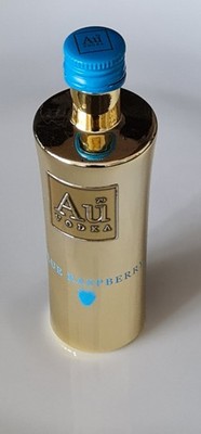 Empty Au  Vodka Blue Raspberry  flavour 5cl (Mini)  crafting, refills crafting