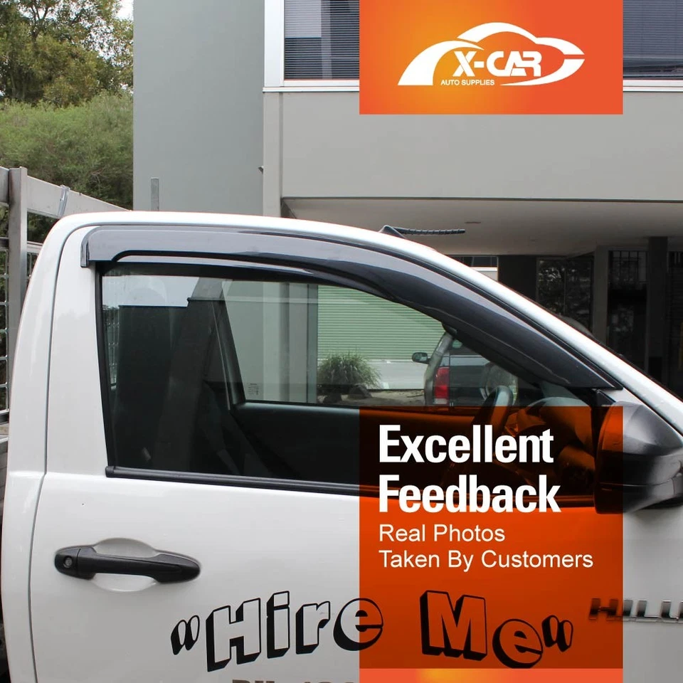 Parasol de ventana de auto premium para Toyota Hilux cabina simple 2015-2025 Foto 4 de 4