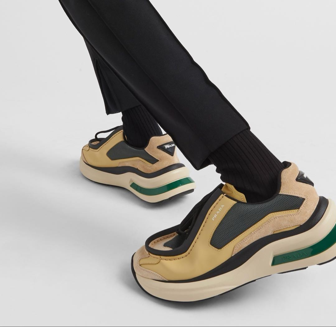 PRADA 23AW System Sneakers Raf Simons Size 6/JP 26 From Japan 147613K Authentic