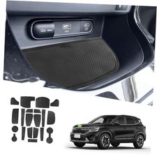 2026 Seltos Door Slot Mats for Kia Seltos 2026 2021 Kia Seltos  Black