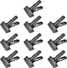 10-Pack Set Heavy Duty Muslin Spring Clamps Clips 4 1/4 inch for Photo Studio