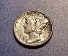 Gem BU 1945-D Mercury Dime