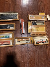 Tyco Vintage Electric Train Set with Cars, Tracks, and Accessories