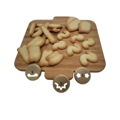 3 Choix Utilisés En Bronze Seringue à Pâtisserie, Kit Étoile - Zigzag - Langue, - Photo 2/4