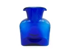 Blenko Art Glass Cobalt Blue Water Pitcher Mid Century Modern American Made
