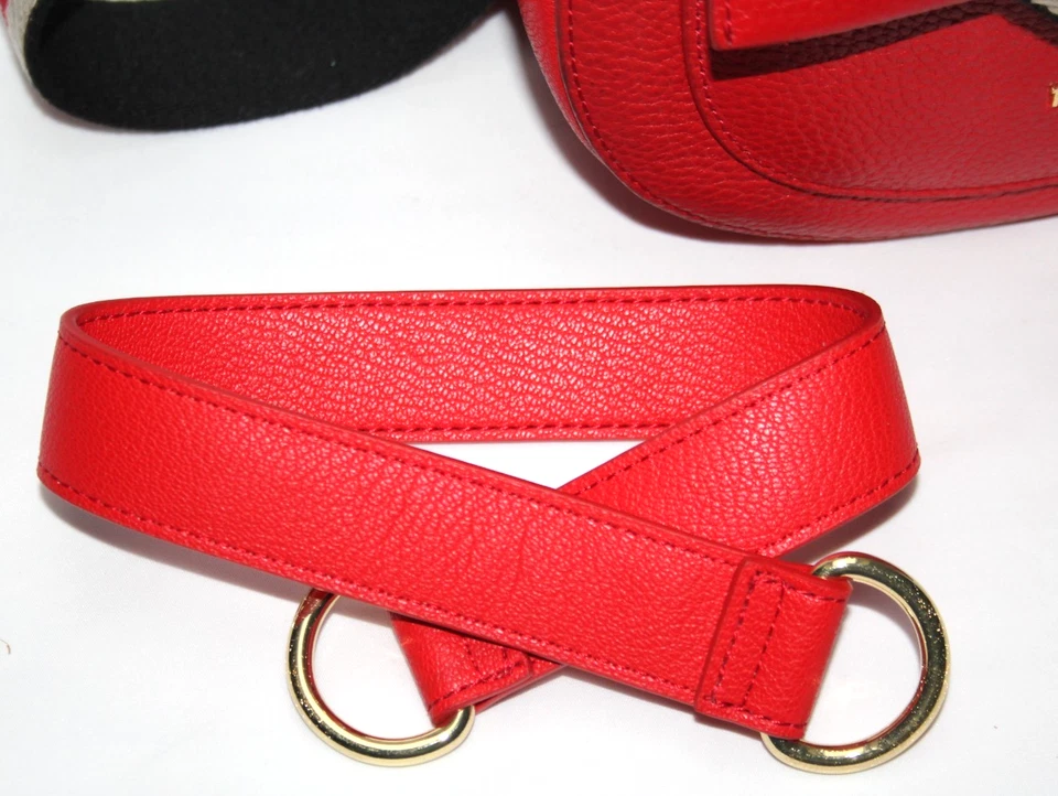 TED BAKER Amali Red Leather satchel style shoulder / crossbody bag Used once - Image 4 of 4