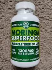 Moringa 90 Capsules Nutrition Greenlife