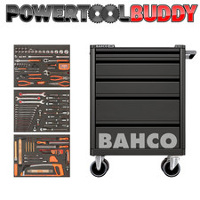 Bahco BAHBASIC Tool Trolley General Purpose Tool Kit 158pc Tools on Wheels