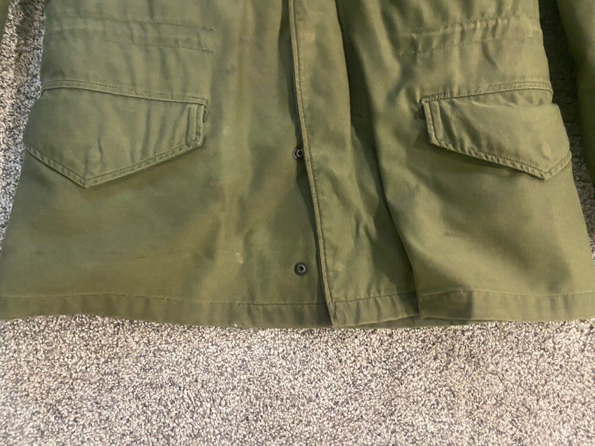 M65 Field Jacket Cold Weather Military Surplus OG 107 Small with