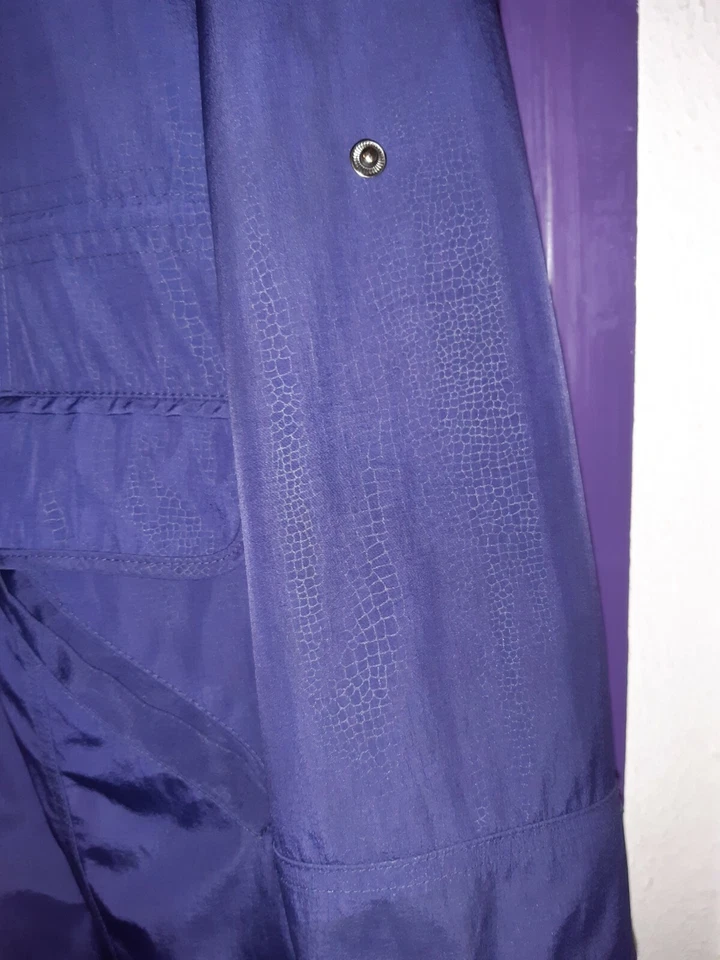 ABRIGO ANORAK LIGERO CUELLO EMBUDO AZUL LINEA HOUSE OF FRASER TALLA 16 Foto 4 de 4