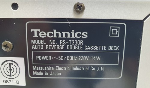 Technics RS-T330R Tape Deck Rarität Vintage HiFi High End Defekt als Ersatzteile - Afbeelding 12 van 16