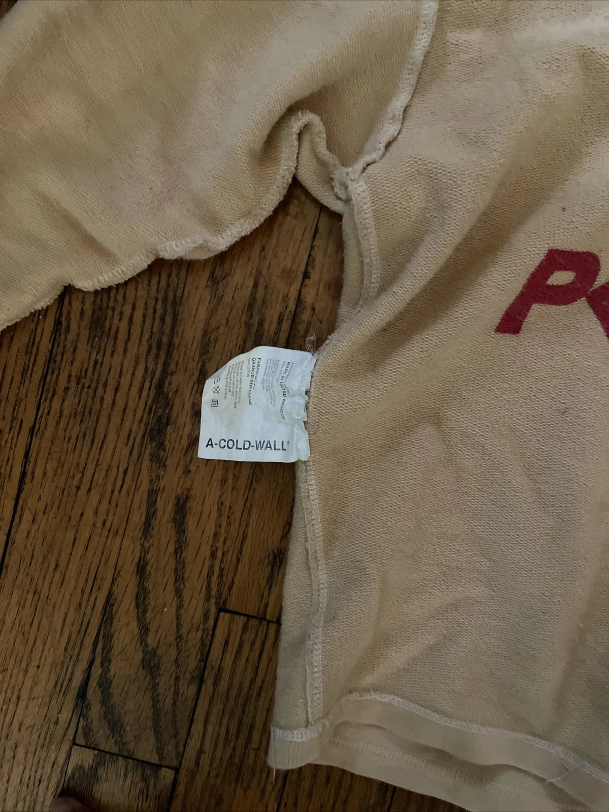 Felpa con cappuccio a parete fredda Medium Yeezy Balenciaga Acne Studio