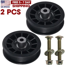 Flat Idler Pulley For 42" 54" Husqvarna LGT2554 Craftsman GT6000 YT3000 YT4000