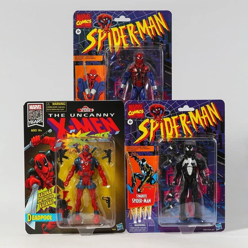 Spider-Man Retro Marvel Legends Ben Reilly Simbionte Spiderman Juguetes de 6 pulgadas Regalos - Imagen 1 de 18