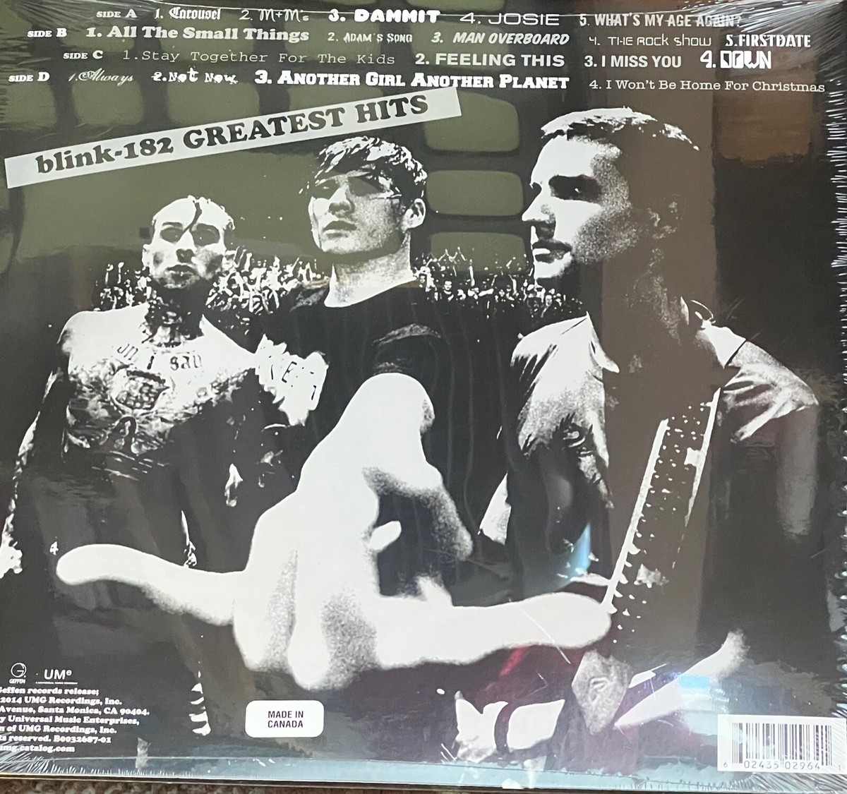 NEW BLINK-182 - GREATEST HITS Vinyl 2-LP Geffen B0032687-01