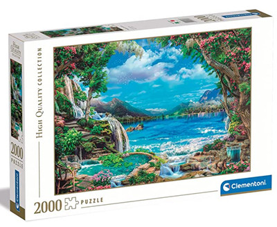 CLEMENTONI 2000 PIECE PUZZLE PARADISE ON EARTH 32573 NEW 2023 PUZZLE CHECK OUT!!