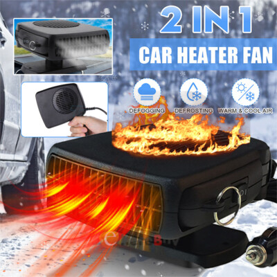 150W 200W Car Heater Defroster Demister Heating Fan Plug in Cigarette  Lighter