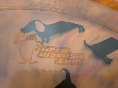 Custom Dyed Superhero Dog Fastback / Disc Golf Disc 138g Extra Durable for Dogs - Picture 8 of 15