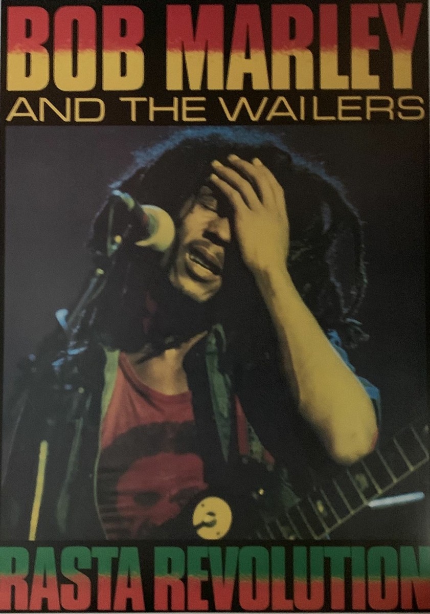 Bob Marley Vintage ポスター Vintage Bob Marley Felt Neon Blacklight Poster, 1981, Roots