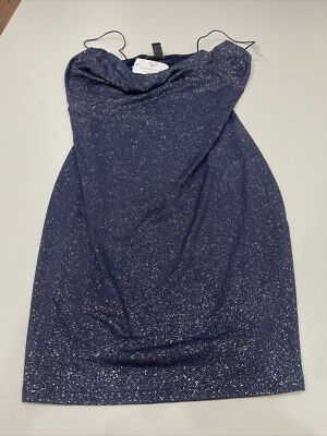 Windsor- Women s Navy Blue Sparkly Short Dress- Size M