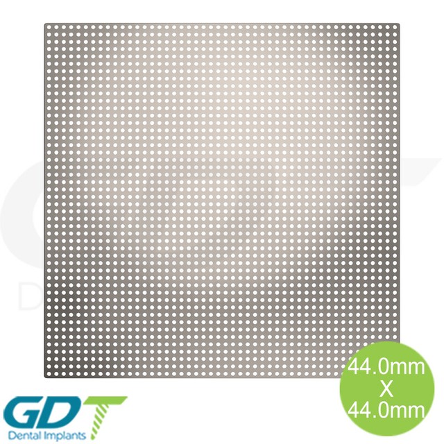 GBR Titanium Mesh Membrane Barrier 44.0mmX44.0mm, Ø0.6mm Surgical