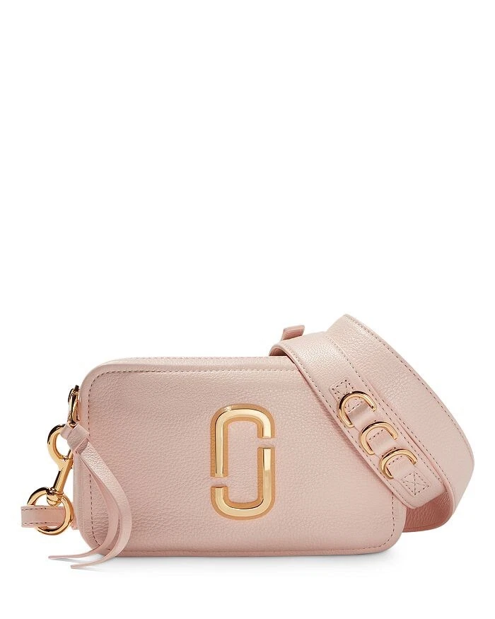 Sold Out Style! Marc Jacobs Softshot 21 Leather Crossbody Bag Pink Tutu