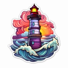 XXXL 60x60 cm car decal sticker lighthouse sticker