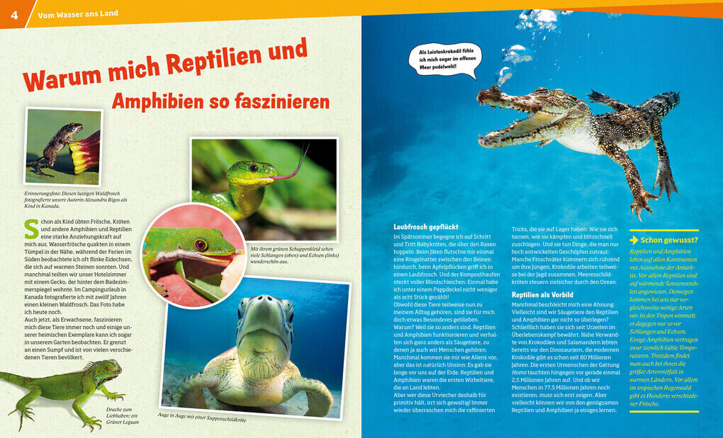 Thumbnail - Was Ist Was Band 20 Reptilien Und Amphibien. Gecko, Grasfrosch Und