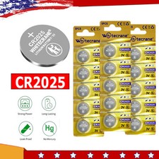 CR2025 5/10/15 Pack Lot Lithium Battery 3V Remote Button Cell Watch For Toys USA